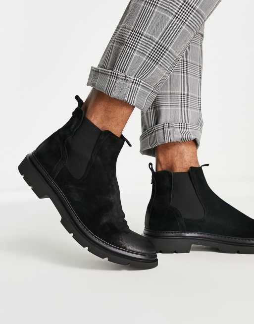 Black chelsea clearance boots mens aldo