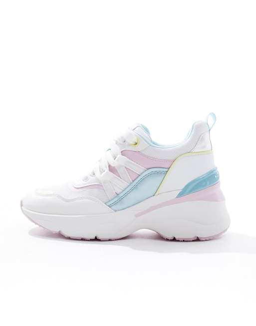 ALDO - Thaliri - Sneakers met superdikke zool in felle kleuren, 2 van 5