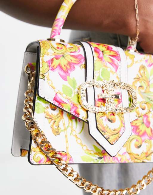 ALDO - Theodora - Mini borsa multicolore con stampa tigrata, tracolla e catenina, 2 di 4