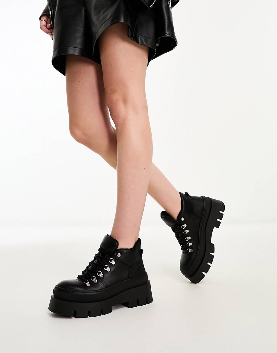 ALDO Tiptop chunky hiker boots in black | research.engr.tu.ac.th