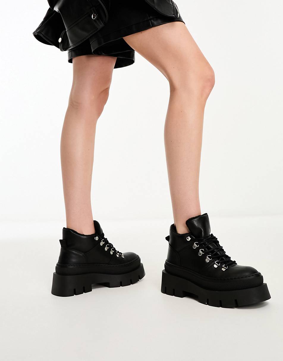 ALDO Tiptop chunky hiker boots in black | research.engr.tu.ac.th