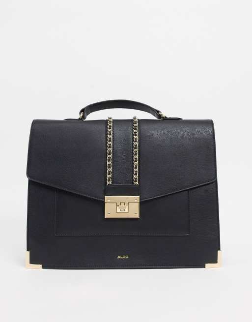 ALDO top handle tote bag in black ASOS