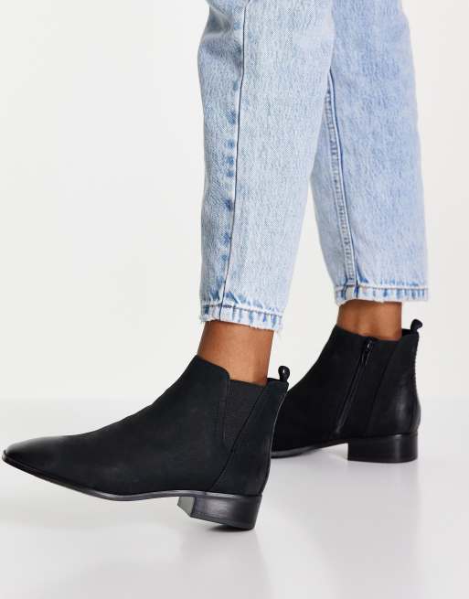 ALDO Torwenflex leather chelsea boots in black ASOS