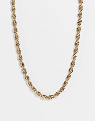 ALDO Umohagan twisted necklace in gold