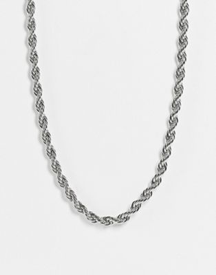 ALDO Umohagan twisted necklace in silver