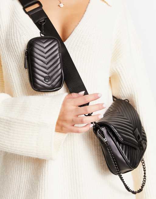ALDO - Unila - Sort vatteret crossbody-taske