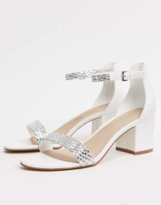 aldo white sandals