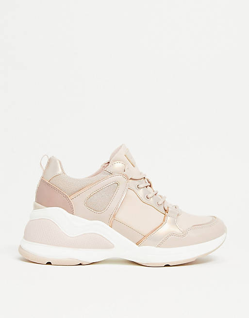 ALDO Vany chunky trainers in pink