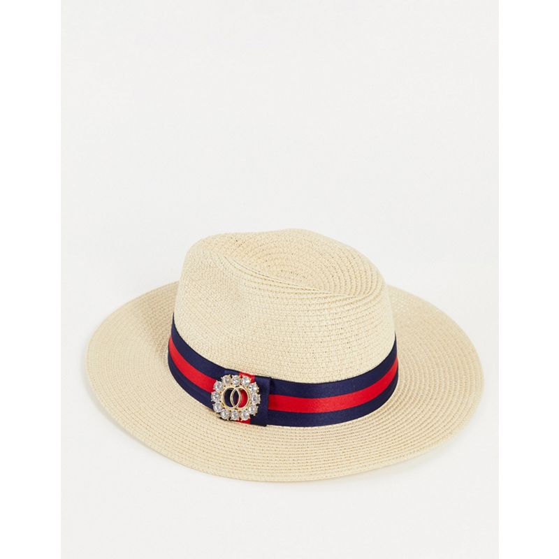 Cappelli Accessori ALDO - Vardoma - Panama in paglia beige con fascia decorata