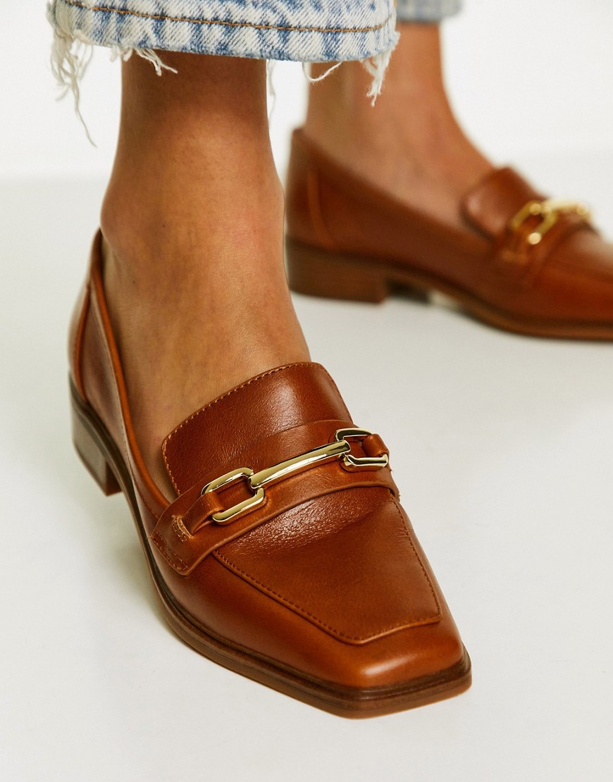ALDO Wicilyaflex loafers in cognac-Brown