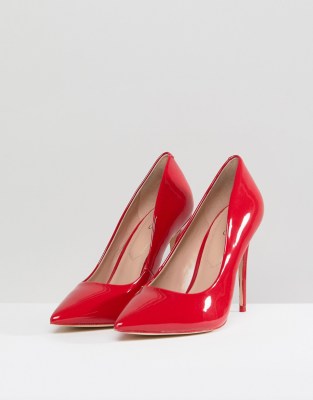 asos red court shoes