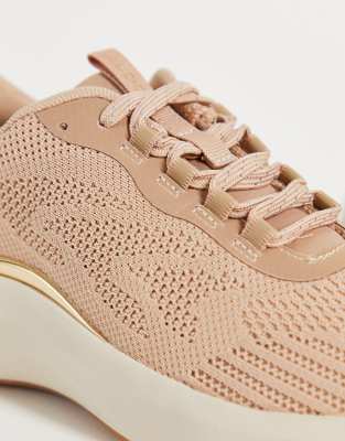 gold chunky sneakers