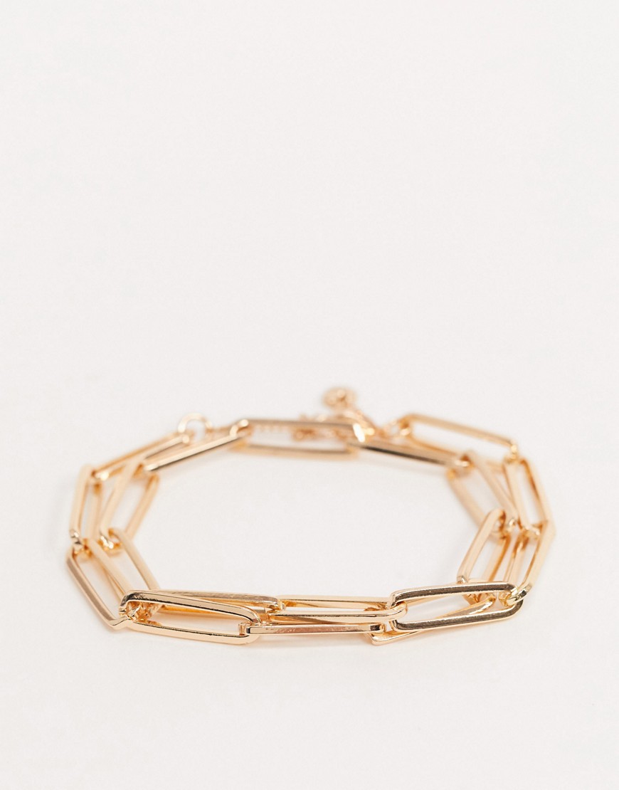 ALDO Wolfberry chain link bracelet in gold