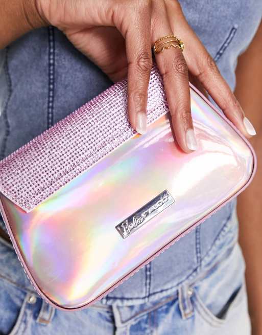 Barbie × Aldo チェーン ショルダーバッグ Barbie X Aldo Barbiemode Rhinestone Purse Shoulder Bag~ Pink