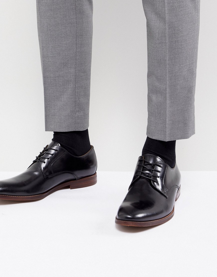 ALDO - Yilaven - Leren derby schoenen in zwart