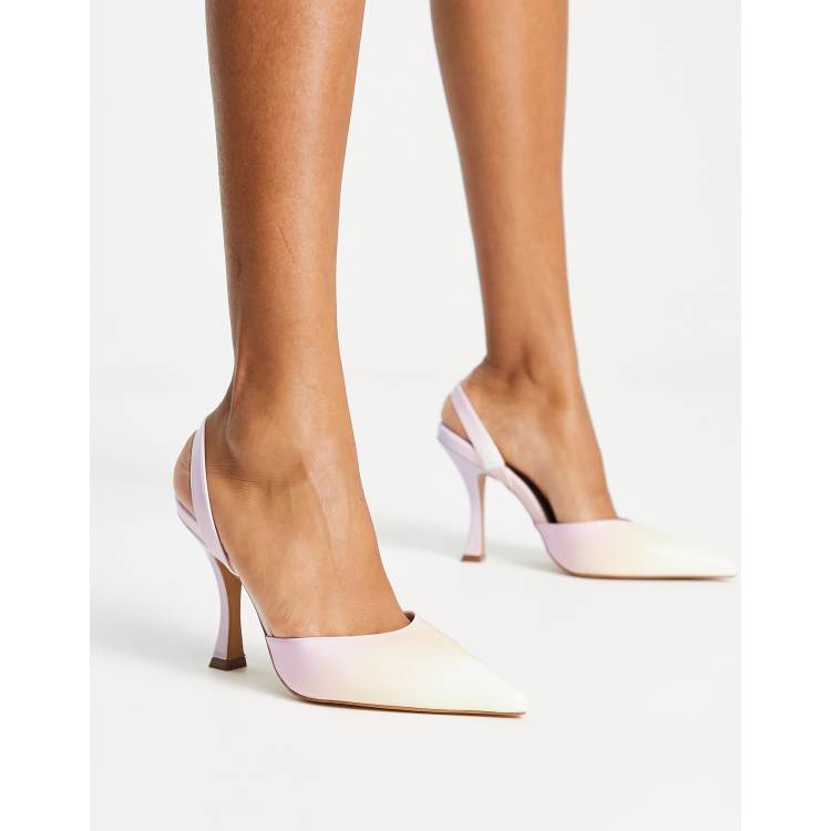 ALDO Zuella slingback shoes in pink ombre | ASOS