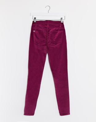 alice and olivia velvet pants