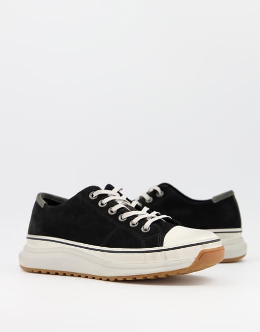 All Saints – Brady – Czarne buty sportowe na masywnej podeszwie, 4 z 4