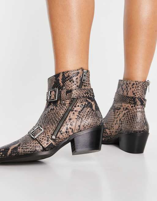 All saints 2025 snakeskin boots