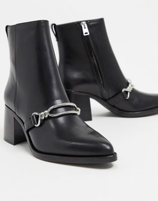 all saints black boots