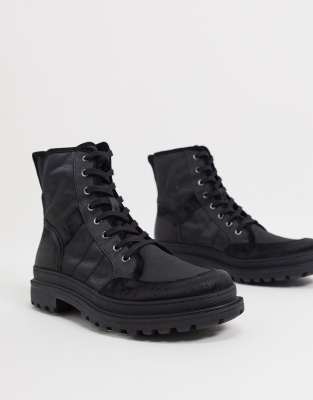 all saints black boots