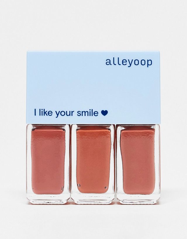 Alleyoop Multi-Mood Lip Trio - Gloss Cream & Matte in Wear and Terra