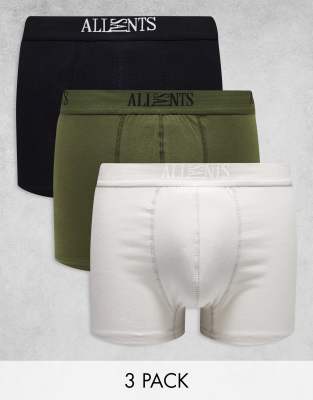 ALL SAINTS MENS 3 PACK BOXERS TRUNKS DESIGNER UNDERWEAR BOXER