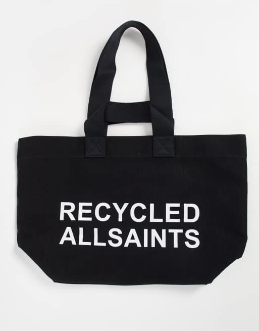 ALLSAINTS　ACARI PRINT TOTE BAG　トートバッグ Allsaints Acari print tote in black | ASOS