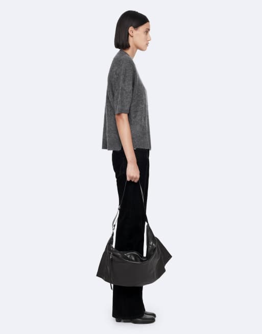 AllSaints Ada T-shirt in antracietgrijs, 3 van 6
