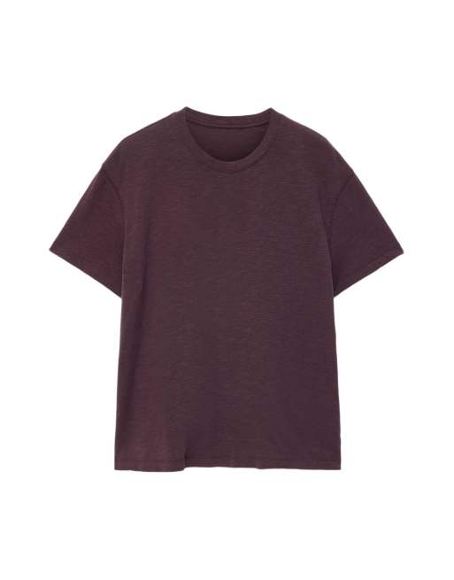 AllSaints Addi T-Shirt in Aubergine-Rot, 2 von 6
