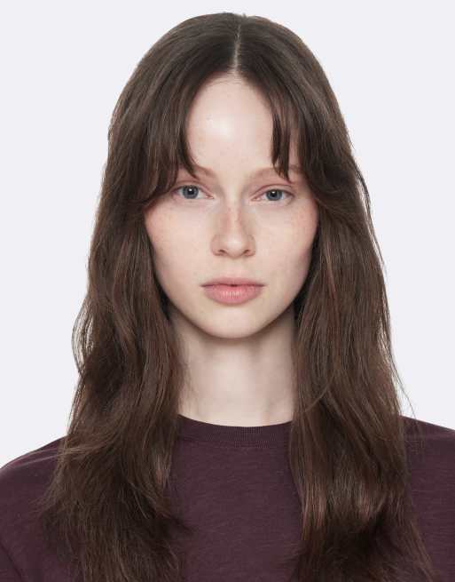 AllSaints Addi T-Shirt in Aubergine-Rot, 3 von 6