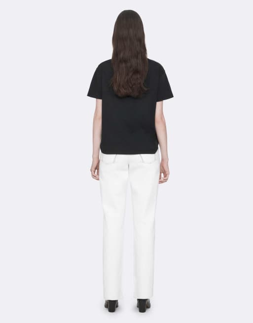 AllSaints Addi T-shirt in gewassen zwart, 4 van 7