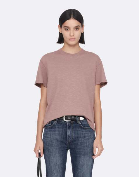 AllSaints Addi T-Shirt in Mauve Pink - view 1