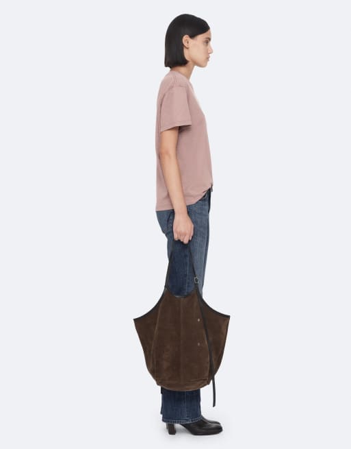 AllSaints Addi T-Shirt in Mauve Pink, 6 von 6