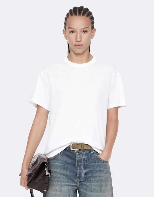 AllSaints Addi T-Shirt in Optic White, 4 von 6