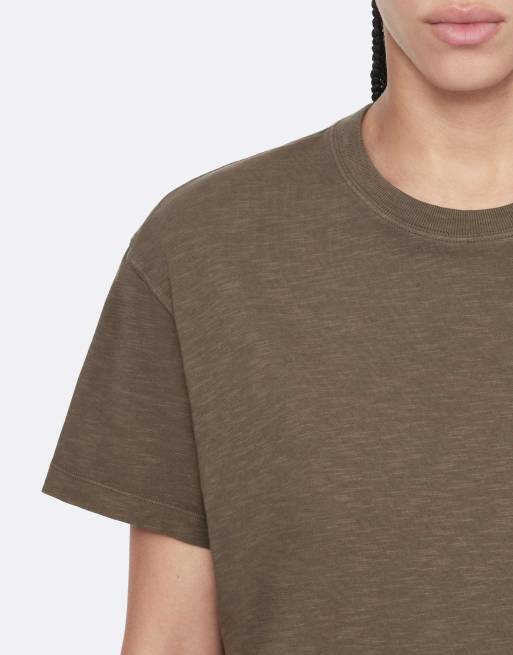 AllSaints Addi T-Shirt in verwaschenem Khaki, 5 von 6