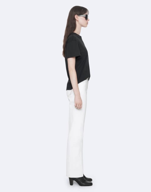AllSaints Addi T-Shirt in verwaschenem Schwarz, 6 von 6