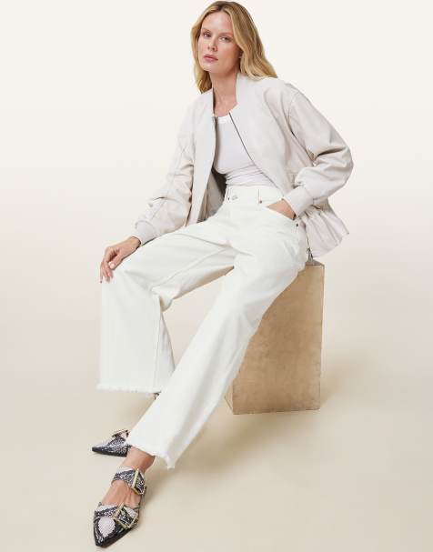AllSaints - Aki crossover - Jean - Blanc craie - view 1