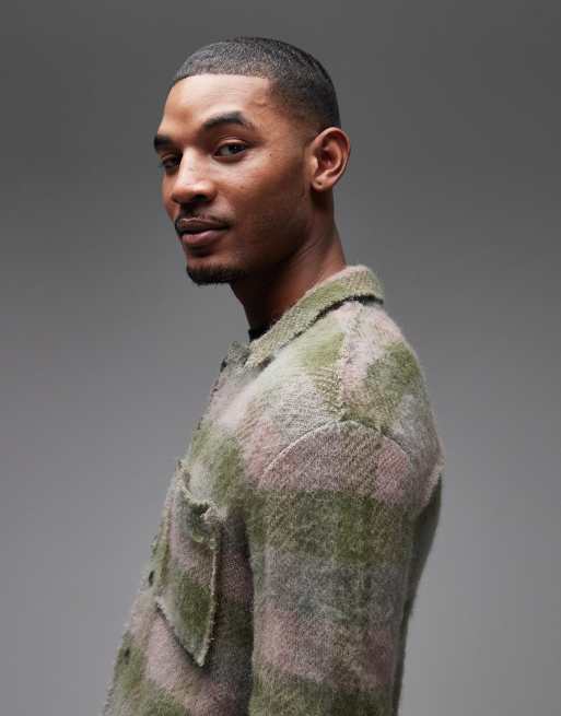 AllSaints - Alder - Cardigan rosa e verde a righe, 4 di 5