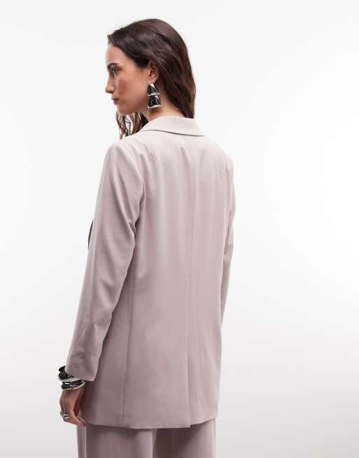 AllSaints - Aleida - Blazer sartoriale lilla, 4 di 4