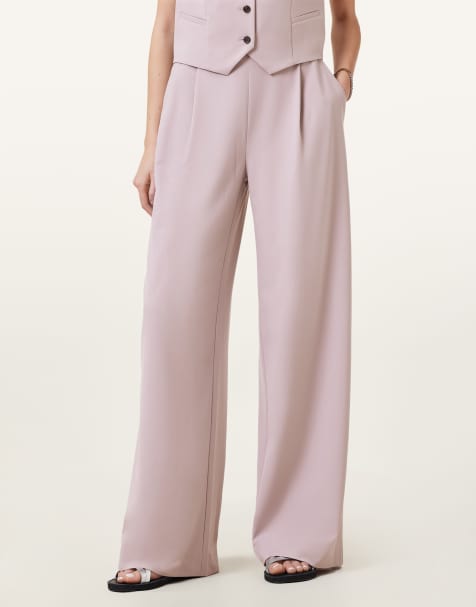 AllSaints - Aleida - Broek in mauve krijtroze - view 1