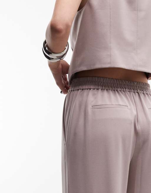 AllSaints - Aleida - Pantalon met wijde pijpen in lila, 3 van 5