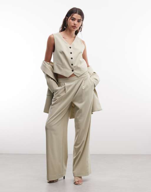 AllSaints – Aleida – Mieszaj i łącz – Bladozielony zestaw, 2 z 4