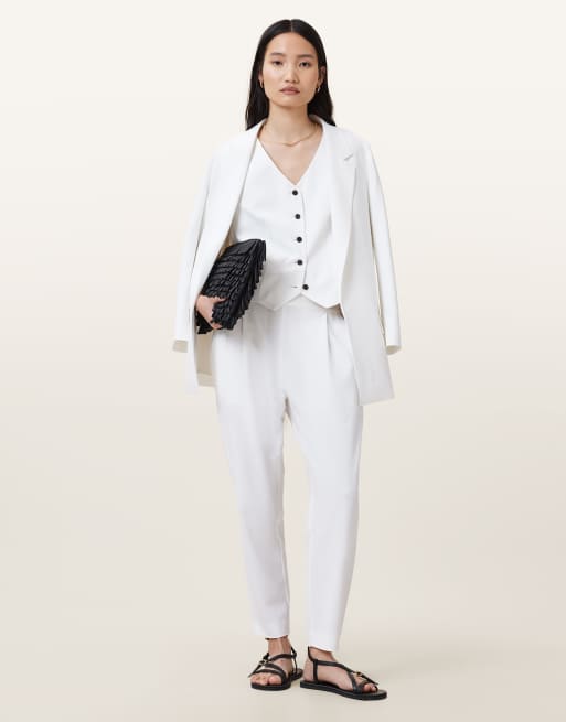 AllSaints – Aleida Tri – Hose in Weiß