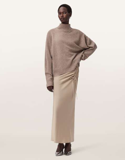 AllSaints – Alexia – Rock in Taupe-Grau - view 1