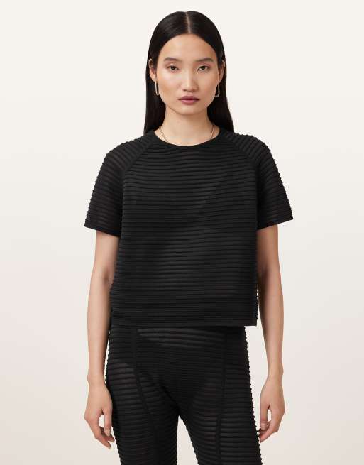 AllSaints - Alice - T-shirt in zwart