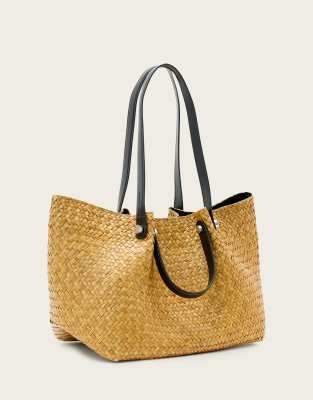 Allsaints Paper Straw Allington Tote Bag