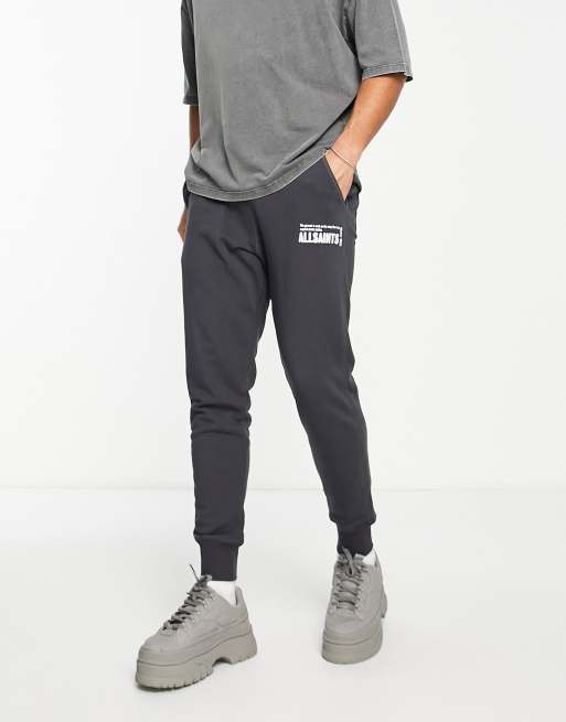 AllSaints Alna trackies in black 