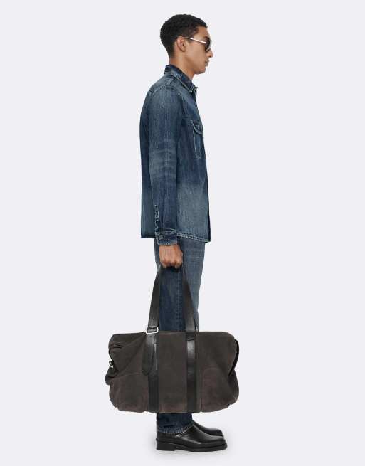 AllSaints Alton surchemise en indigo moyen, 3 de 7