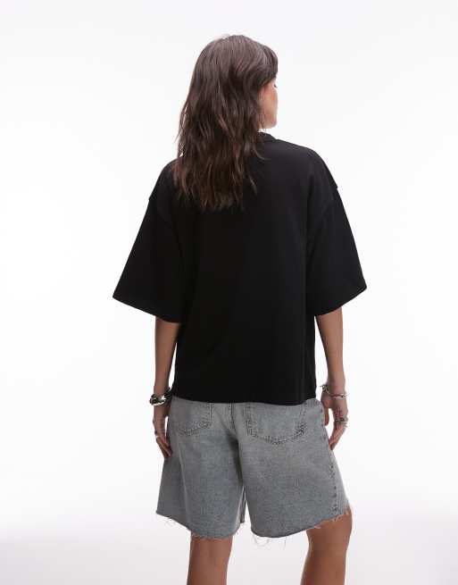 AllSaints - Amelie - T-shirt met pareltjes in zwart, 2 van 4